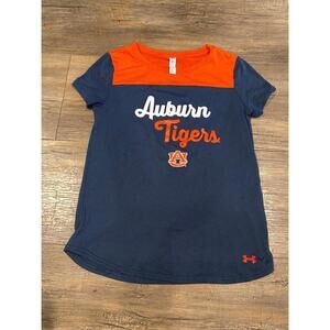 Girl’s Under Armour Auburn Tigers Tshirt sz YM